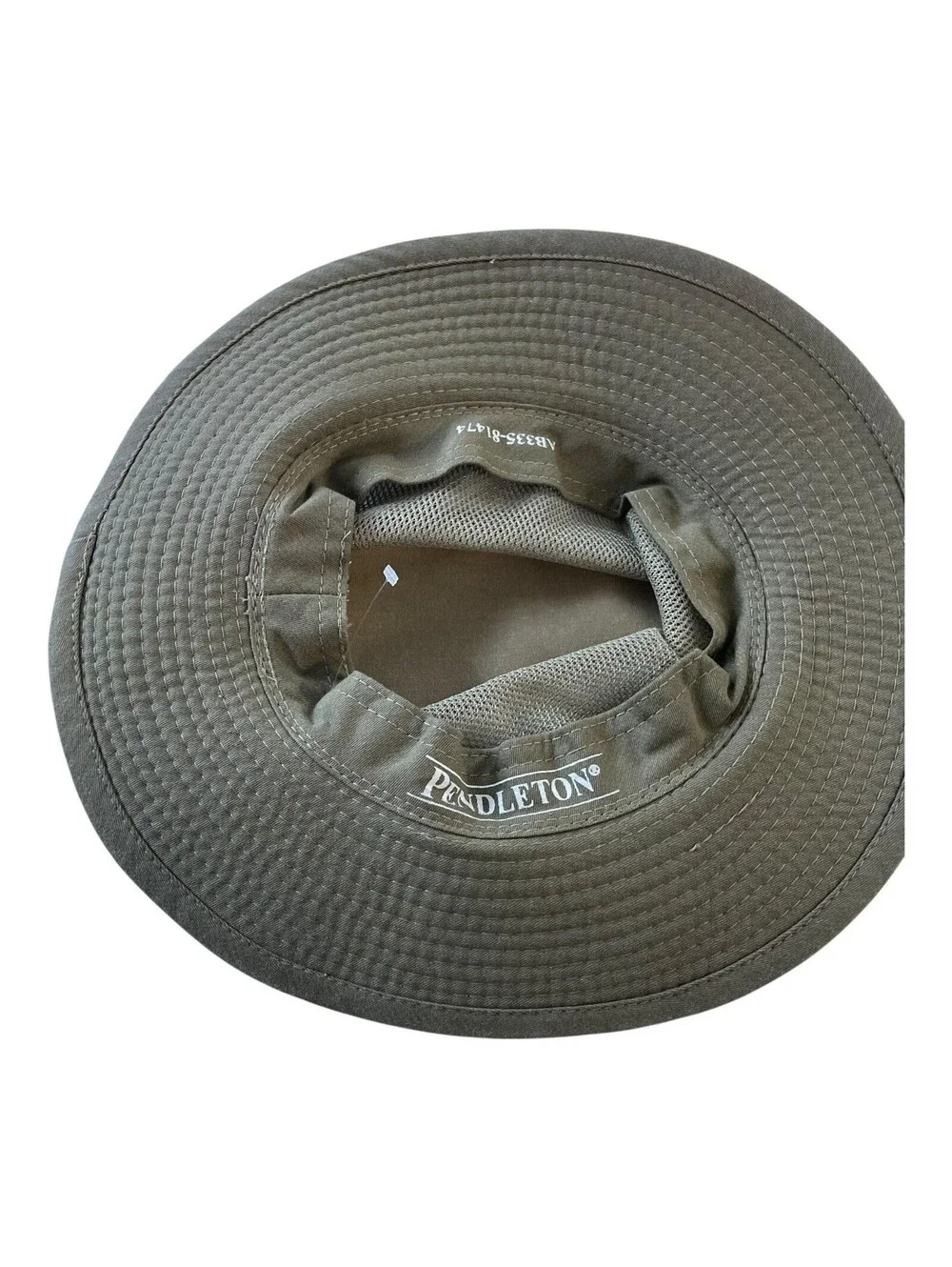 Pendleton AB33-81414 Boonie Hat Wide Brim Mesh Olive Green Size M